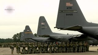 Airborne Paratroopers Getting Ready to Jump Out of C130 Hercules [upl. by Salman]