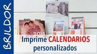 Cómo hacer CALENDARIOS personalizados con FOTOS 📸😍 [upl. by Gassman877]