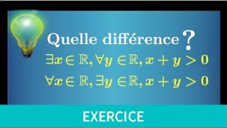 Quantificateur Négation ♦ Que se passetil si on permute quotil existequot et quotquel que soitquot • prépa [upl. by Toolis287]