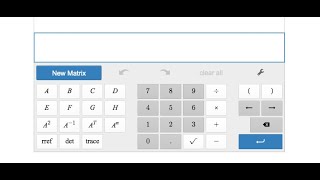 Using Desmos Matrix Calculator to Solve 3x3 System of Equations [upl. by Odie]