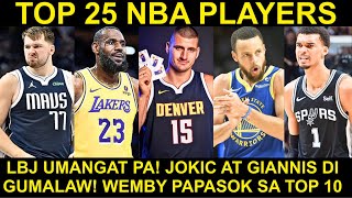 Lebron UMANGAT pa Top 25 Best Players sa NBA ngayon INANUNSYO na [upl. by Retha]