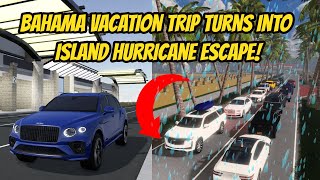 Greenville Wisc Roblox l Bahama Plane Vacation Island HURRICANE STORM FLOOD Roleplay [upl. by Quiteri155]