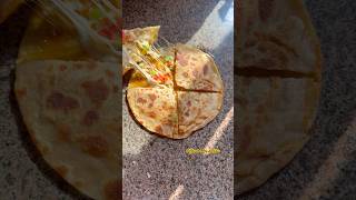 Pizza paratha recipe ❤️ pizzaparatha paratha lunchboxrecipe cooking trending shortvideo [upl. by Nauaj]