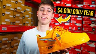 Meet The Youngest Sneaker Reselling Millionaire [upl. by Yelir]