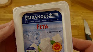 Lidl  Eridanous Feta Cheese 200g [upl. by Allenod]