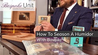 How To Season A Humidor With 84 RH Boveda Packs Quick Guide [upl. by Sivatnod]