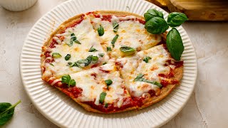 Keto Pizza Quick 5 Minute Recipe Psyllium Husk Crust [upl. by Plerre]