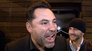 Oscar De La Hoya Says Canelo Alvarez Would Destroy McGregor  TMZ Sports [upl. by Sihon]