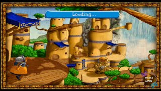 Adiboo PS1 gameplay the village the rooftops [upl. by Bel]