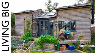 UK Actors Spectacular Tiny Home On London Outskirts [upl. by Yniattirb]