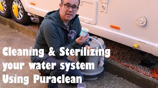 Cleaning Sterilizing the water system using PuriClean [upl. by Oilicec]