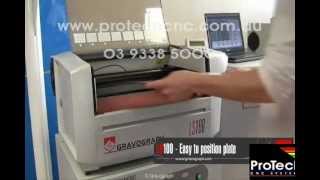 GRAVOGRAPH LS100 LASER ENGRAVER  quotLS100 Badge Productionquot  PROTECH CNC  03 9338 5000 [upl. by Nitaj]