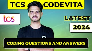 TCS CodeVita Coding Questions and Answers 2024 Latest [upl. by Trillby530]