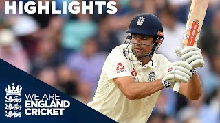 Alastair Cook Unbeaten On 46  England v India 5th Test Day 3 2018  Highlights [upl. by Shwalb]