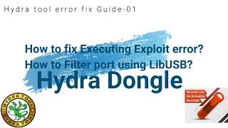 Guide01  How to Filter Port via LibusbFix Executing exploit error on Hydra MTK Module [upl. by Gemini]