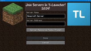 How To Play Servers In TLauncher 2024 [upl. by Russom893]