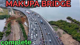 THE NEW MAKUPA BRIDGE FINALLY COMPLETE Full tour of the bridge MOMBASA ROADS [upl. by Alfonso]