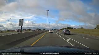 Part 1 Toronto to Buffalo Witnessing lane hogging and unsafe lane changes [upl. by Inva]