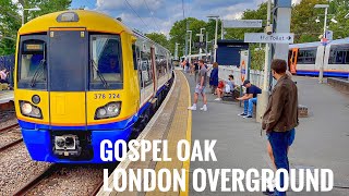 London Overground Train at Gospel Oak to Kentish Town West Station  September 2021 [upl. by Muirhead802]