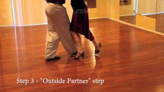 Argentine Tango 8 Step Basic with Instructions [upl. by Whyte457]