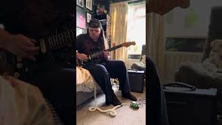 Rhys playing  Collins Shuffle  SRV live version through Blackstar HT5 mark 3 [upl. by Quarta]