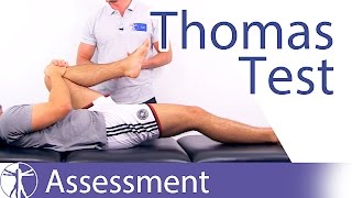 Thomas Test  Iliopsoas Tightness [upl. by Eniagrom]