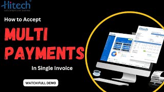 How to Accept Multi payments In Single Invoice  Desktop POS  6262989804  Hitech BillSoft [upl. by Uv21]