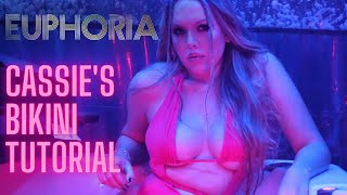 EUPHORIA CASSIES BIKINI Sewing Tutorial Sydney Sweeney Recreation [upl. by Tonkin]