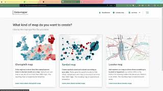 Como hacer mapas con Datawrapper videotutorial [upl. by Hu]