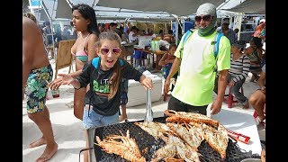 Lobsterfest Celebration Caye Caulker Belize [upl. by Odlaniger]