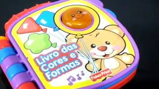 Livrinho Fisher Price Aprender E Brincar Cores E Formas Bebê [upl. by Aloysius]