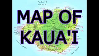 MAP OF KAUAI [upl. by Tnarg]