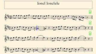 RO Partitura  Ione Ionelule [upl. by Unhsiv]