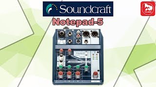 Микшерный пультик SOUNDCRAFT Notepad 5 [upl. by Notsirhc]