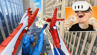 Become SpiderMan in First Person VR on Meta Quest 3 [upl. by Rector]