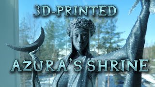 3DPrinted Azuras Shrine from Skyrim [upl. by Jr292]