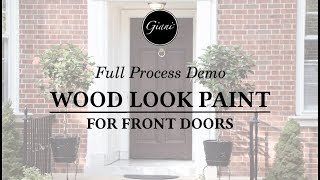 Giani Wood Look for Front Doors Full Demo [upl. by Anitnamaid]