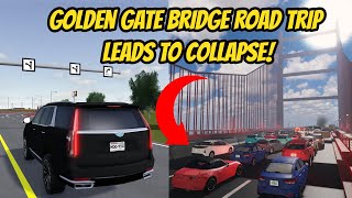 Greenville Wisc Roblox l Golden Gate Bridge COLLAPSE Road Trip F3x Roleplay [upl. by Anived]