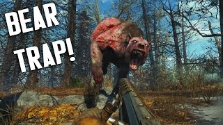 Fallout 4  Bear Traps amp Caltrops  Far Harbor Traps Showcase [upl. by Knah198]