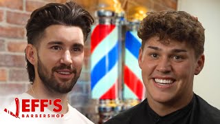 NOAH BECK REVEALS TRUTH ABOUT HIS RELATIONSHIP WITH DIXIE DAMELIO SCARY  Jeffs Barbershop [upl. by Ydisac]