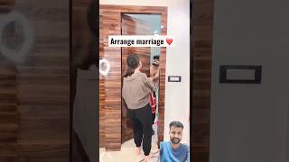 Love vs arrange marriage 🤣😂 shorts ytshorts couplegoals comedy [upl. by Geilich977]