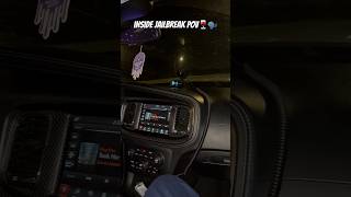 Pov Your inside a Hellcat charger Jailbreak 😱🍷 srt cars [upl. by Akeyla]