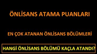 ÖNLİSANS ATAMA PUANLARI AÇIKLADIKPSS 20232 EN ÇOK ATANAN ÖNLİSANS BÖLÜMLERİEN DÜŞÜK KPSS PUANLARI [upl. by Adkins]