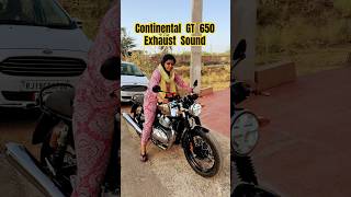 Continental GT 650 Exhaust Sound continentalgt650 [upl. by Leahcimnaes]