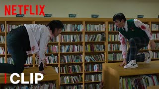 Lee Cheongsan Vs Yoon Gwinam Epic Fight Scene  All of Us Are Dead  Netflix India [upl. by Hplar446]