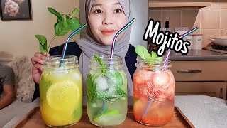 Virgin Mojito Strawberry and Citrus Mojito No Alcohol  Perfect Drinks for Iftar [upl. by Yeoz]