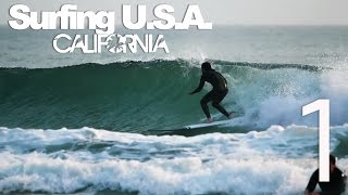 Surfing USA CALIFORNIA Part 1  LuzuVlogs [upl. by Engedi]