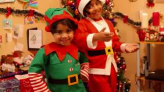 Kids Little Donkey Christmas song Full Version Lyrics by Daniel 7 years old Cute Kids [upl. by Nhabois757]