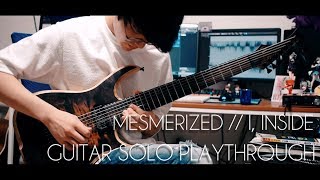 MESMERIZED  I INSIDE GUITAR SOLO PLAYTHROUGH SKERVESEN RAPTOR 7 TAB [upl. by Sinnelg]