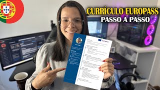 COMO FAZER CURRÍCULO EUROPASS PASSO A PASSO 2024 [upl. by Elihu265]